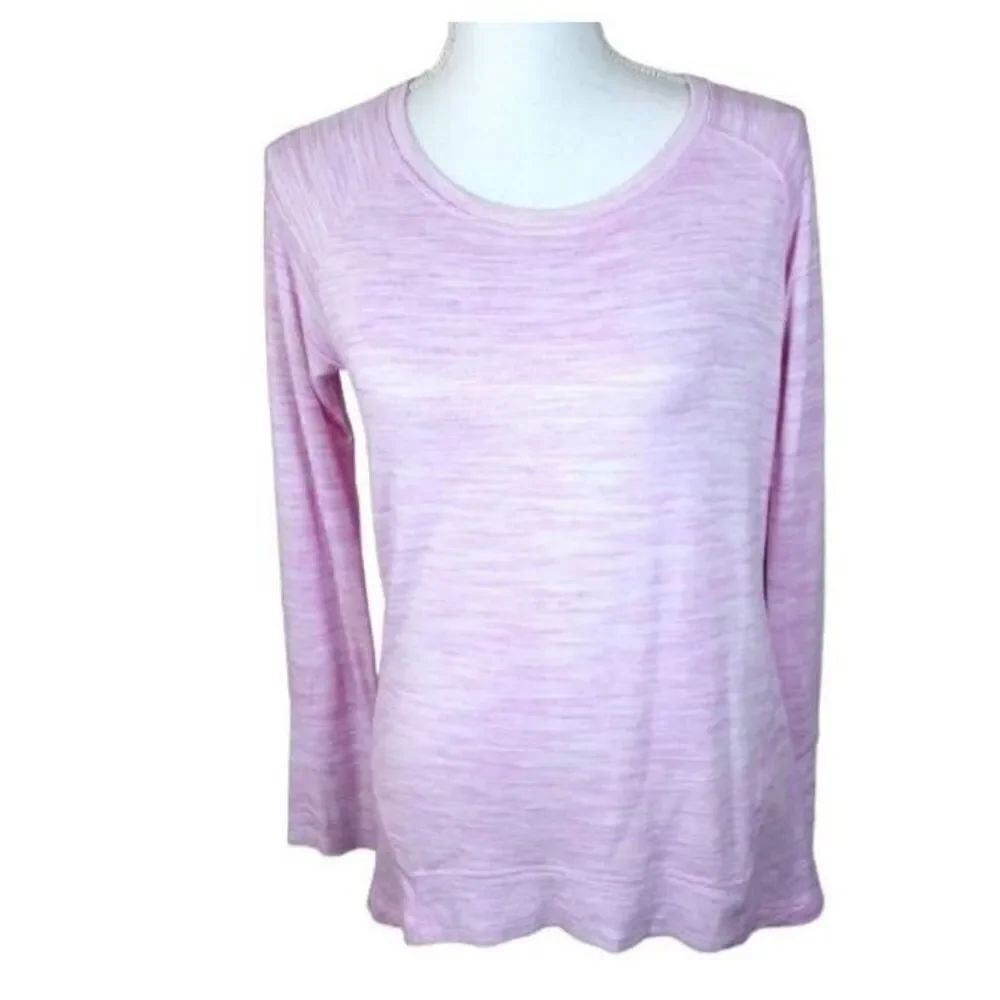 CHAMPION ELITE PURPLE/PINK LONG SLEEVE T-SHIRT SZ.S EUC.